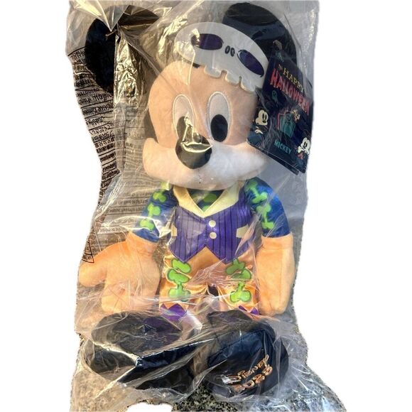 NEW Mickey Mouse Glow Halloween 2023 Plush Toy 15'' Disney Sealed - Picture 10 of 10